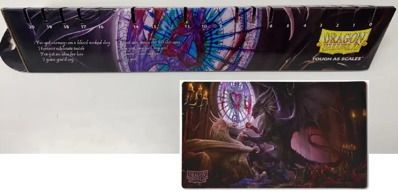 龍盾桌墊 AT-20504 Valentine Dragons 2022 情人節龍限定桌布 PLAYMAT