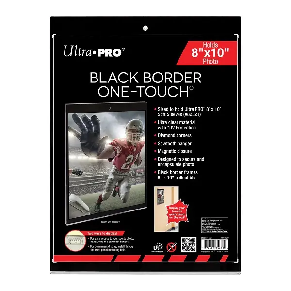 Ultra PRO #15542【黑框8" x 10" 抗UV磁鐵卡夾 8" x 10" Black Border UV ONE-TOUCH Magnetic Holder 】#封裝卡牌