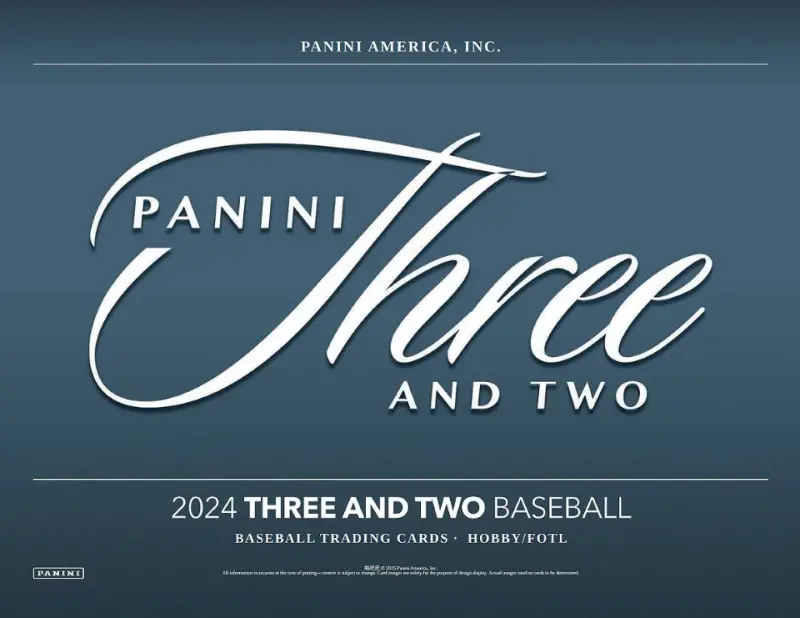 2024 Panini Three and Two Baseball Hobby 棒球卡