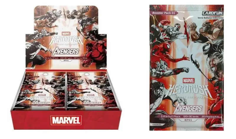 Marvel Hero Rush The Avengers 超英擊戰 漫威對戰卡牌 補充包 復仇者聯盟 BP01